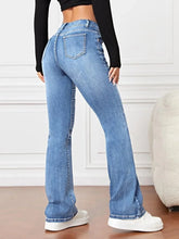 2023 Fall Trousers High Waist Boot Cut Jeans For Women Fashion Stretch Denim Pants Casual Female Clothing S-2XL Drop Shipping