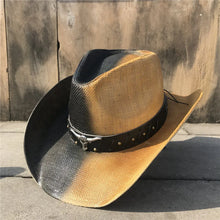 100% Leather Men Western Cowboy Hat For Gentleman Dad Jazz Sombrero Hombre Caps Size 58-59CM 36 Stlye