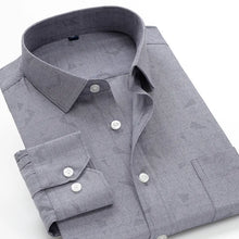 SHAN BAO 6XL 7XL 8XL 9XL 10XL men's professional long-sleeved shirt business casual large size loose solid color shirt