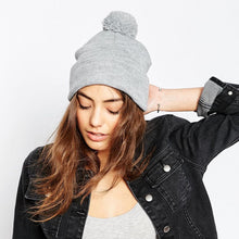 Winter Hats for Women Beanie Fashion Pompon Knitted Hat Autumn and Winter Outdoor Thick Woolen Hat All-match Cold Hat Men's Hat