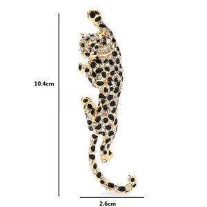 Climbing Leopard Brooch Pins For Women And Men