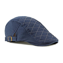 Casual Men's Hats Retro Berets Hat For Women Cotton Visors Embroidery Herringbone Flat Caps Artist Peaked Newsboy Cap