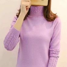 Women Turtleneck Pullovers Winter Sweaters