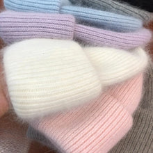 Soft Warm Angora Knitted Hat for Women