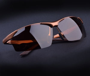 Hot Aluminum magnesium alloy men's polarized  fashion driving sunglasses