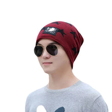 New Winter Hat For Men Thick Beanies Warm Adult Casual Knit Brand Bonnet Star Hip Hop Super Cool Skull Skullies Unisex Hats