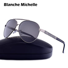 Blanche Michelle Pilot Polarized Sunglasses Men  Brand Driving UV400 Alloy