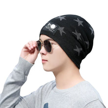 New Winter Hat For Men Thick Beanies Warm Adult Casual Knit Brand Bonnet Star Hip Hop Super Cool Skull Skullies Unisex Hats