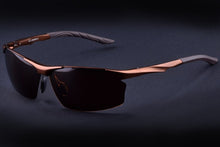 Hot Aluminum magnesium alloy men's polarized  fashion driving sunglasses