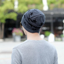 New Winter Hat For Men Thick Beanies Warm Adult Casual Knit Brand Bonnet Star Hip Hop Super Cool Skull Skullies Unisex Hats