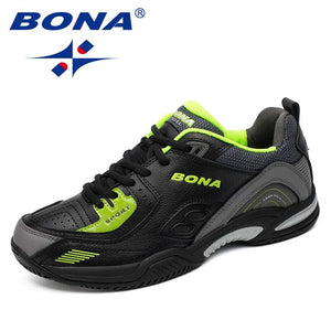 BONA New Popular Style Men Tennis Shoes Outdoor Jogging Sneakers Lace Up Men Athletic Shoes Comfortable Light Soft Free Shipping