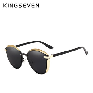 KINGSEVEN Women Cat Eye Sunglasses Polarized Fashion UV400