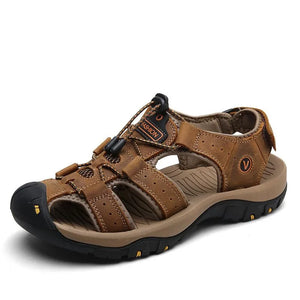 MIXIDELAI Genuine Leather Large Size Men's Fashion Sandals Big Size 38-47