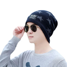 New Winter Hat For Men Thick Beanies Warm Adult Casual Knit Brand Bonnet Star Hip Hop Super Cool Skull Skullies Unisex Hats