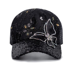 New Fashion Women Cap Butterfly Flower Pendant Baseball Cap Female Outdoor Adjustable Streetwear Hat
