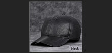 2025 Male Genuine Leather Cowhide 56-60CM Black/Brown Baseball Caps Eagle Print For Man Casual Street Gf Gorras Dad Hat