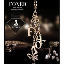 FOXER Brand Original Design Pendant Lady Bag Accessories Car Key Chain