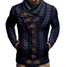 Autumn Winter Turtleneck Sweater Men 2023 New Casual Solid Knitted Cardigan Men FullSleeve Slim Mens Oversized Sweaters Coat men