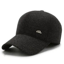 Men's Winter Hat Middle-aged Warm Ear Protection Thickened Baseball Caps Adjustable Size Men Earmuffs Hats Casual Sports Cap