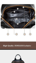 ZOOLER Original Genuine Leather Travel Backpack for Women  Soft Skin Design