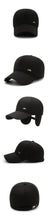Men's Winter Hat Middle-aged Warm Ear Protection Thickened Baseball Caps Adjustable Size Men Earmuffs Hats Casual Sports Cap