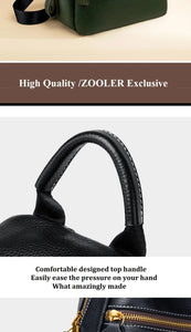 ZOOLER Original Genuine Leather Travel Backpack for Women  Soft Skin Design