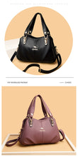 Famous Brand Authentic Handbag Women's 2024 New Arrival Large Capacity Mom Bag for the Middle-Aged Stylish Genuine Leather Shoulder Messenger Bag