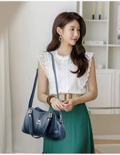 Famous Brand Authentic Handbag Women's 2024 New Arrival Large Capacity Mom Bag for the Middle-Aged Stylish Genuine Leather Shoulder Messenger Bag