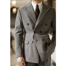 Yinglanshi Thickening Thermal Closure Collar Banquet Suit