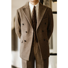 Yinglanshi Thickening Thermal Closure Collar Banquet Suit