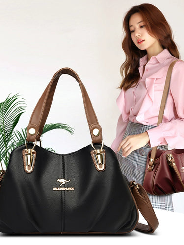 Large Capacity Retro Ladies Women's Bags Elegant Mom Bag for the Middle-Aged 2025 New Arrival Fashion Fancy Crossbody Big Bag