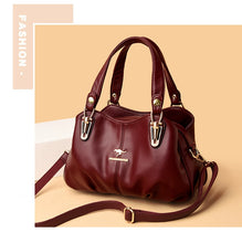 Women's Genuine Leather Portable Women's Bag 2025 New Arrival Fashion Large Capacity Versatile Messenger Bag Soft Leather Mom Bag for the Middle-Aged