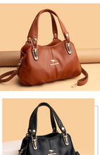 Women's Genuine Leather Portable Women's Bag 2025 New Arrival Fashion Large Capacity Versatile Messenger Bag Soft Leather Mom Bag for the Middle-Aged