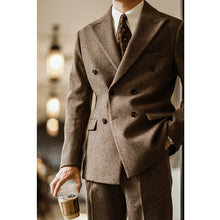 Yinglanshi Thickening Thermal Closure Collar Banquet Suit