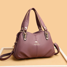 Famous Brand Authentic Handbag Women's 2024 New Arrival Large Capacity Mom Bag for the Middle-Aged Stylish Genuine Leather Shoulder Messenger Bag