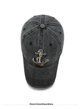 Hat Men's Spring/Summer Trend Embroidered Cowboy Baseball Hat Duck Tongue Hat Outdoor Travel Sunshade Hat