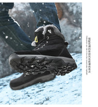 Men's Boots Snow Boot Fashion High Tops Shoes Proof Non-slip