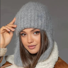 Winter Hat Women Russian Winter Trapper Hat with Ear Flaps - Thick Knitted Ushanka for Cold Weather Military Style Fur Pilot Hat