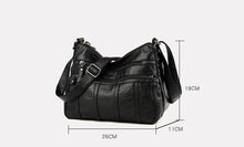 Fashion Soft Leather Crossbody Bags for Women 2025 Casual Female Multi Pocket Messenger Bags Retro Handbags Ladies Shoulder Bags
