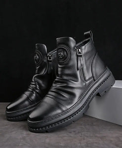 Men's Leather Boots  Comfortable Anti Slip