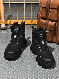 Steel Toe Cap Shoes For Men Work Boots Puncture-Proof Work Safety Shoes Protective Working Shoes Male Footwear Security Sneakers