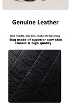 ZOOLER First Layer Genuine Leather Backpack Designed  Plaid Large Capacity Backpack School Bags College Girl Hot#SC1703