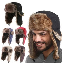 Men's Winter Hat Fashionable and Versatile Multifunctional Hiking Hat Cycling Hat Warm Cold Proof Waterproof Cotton Hat