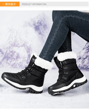Autumn Winter High-Top Warm Cotton Boots Snow Boots for Cold Weather Comfortable Shoes for Women
