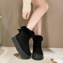 2026Winter Women Shoes Fashion High Top Cotton Shoes Plush Warm Snow Boots Winter Boots for Women Outdoor Non Slip Platform Boot