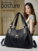 Famous Brand Authentic Handbag Women's 2024 New Arrival Large Capacity Mom Bag for the Middle-Aged Stylish Genuine Leather Shoulder Messenger Bag