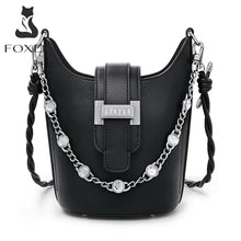 FOXER Women's Diamond Crossbody Shoulder Bags Split Leather Handbag