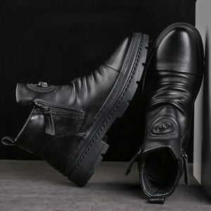 Men's Leather Boots  Comfortable Anti Slip