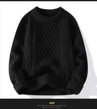 Trendy Knitted Sweater For Men Casual Round Neck Pullover Male Knitted Soft Fall Winter Fashion Long Sleeve Mens Kntwear Outwear