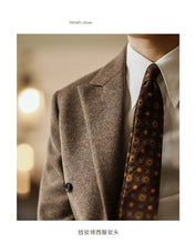 Yinglanshi Thickening Thermal Closure Collar Banquet Suit